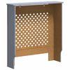 vidaXL Cache-radiateur MDF Gris 78 cm