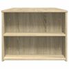 vidaXL Table basse chêne sonoma 102x55x42 cm bois d'ingénierie