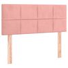 vidaXL T&ecirc;te de lit Rose 80x5x78/88 cm Velours