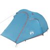 vidaXL Tente de camping tunnel 3 personnes bleu imperméable