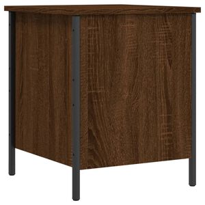 vidaXL Banc de rangement ch&ecirc;ne marron 40x42,5x50 cm bois d'ing&eacute;nierie
