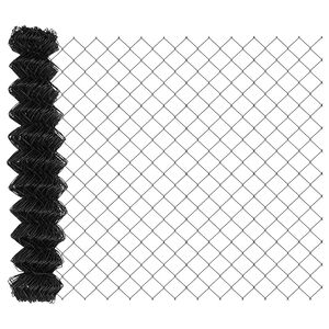 vidaXL Cl&ocirc;ture en treillis m&eacute;tallique 10 x 1,4 m Acier Gris
