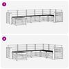 vidaXL Ensembles de canap&eacute;s 7 pcs Naturel Bois d'Acacia Massif