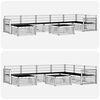 vidaXL Ensembles de canap&eacute;s 8 pcs Naturel Bois d'Acacia Massif