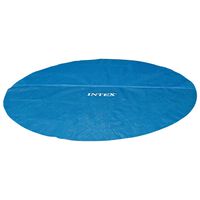 Intex Couverture solaire de piscine bleu 206 cm polyéthylène
