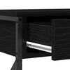 vidaXL Table Console avec tiroir Chêne noir 100 x 28 x 75 cm
