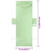 vidaXL Serviettes de Transat 2 pcs Vert 210 x 75 cm