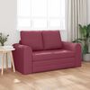 vidaXL Canap&eacute;-Lit 60cm Bordeaux tissu