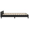 vidaXL Cadre de lit sans matelas noir 120x200 cm similicuir