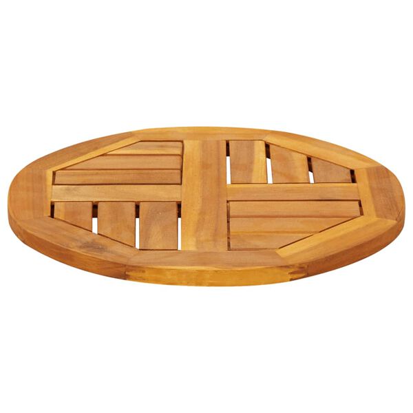 vidaXL Dessus de table &Oslash;40x2 cm rond bois massif d'acacia