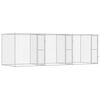vidaXL Cage pour chien Argent&eacute; 600 x 200 x 200 cm Acier galvanis&eacute;