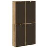 vidaXL Armoires latérales 4 pcs ODDA 40x24x79 cm bois massif pin