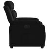 vidaXL Fauteuil inclinable &eacute;lectrique Noir Similicuir