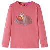 vidaXL T-shirt enfants &agrave; manches longues rose vieux 128