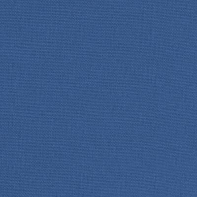 vidaXL Fauteuil cabriolet avec repose-pied bleu tissu