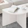 vidaXL Table basse 2 pcs Blanc Bois massif en pin