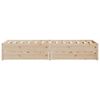 vidaXL Cadre de lit sans matelas 75x190 cm bois de pin massif