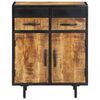 vidaXL Buffet 60x30x75 cm Bois de manguier brut