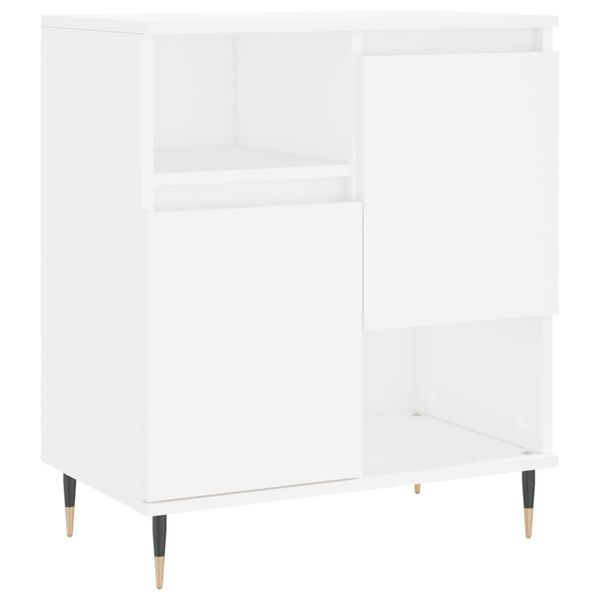 vidaXL Buffet Blanc 60x35x70 cm Bois d'ing&eacute;nierie