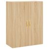 vidaXL Buffet haut Ch&ecirc;ne sonoma 69,5x34x180 cm Bois d'ing&eacute;nierie
