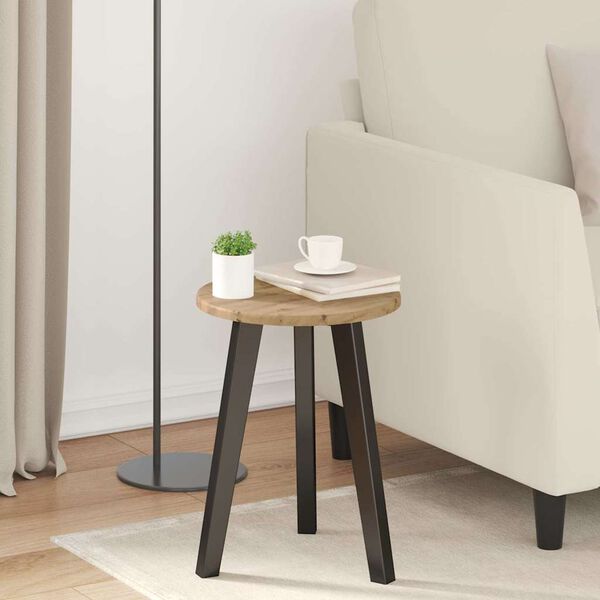 vidaXL Plateau de table chêne artisanal 30 x 30 x 1,5 cm