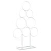 vidaXL Arbre de No&euml;l en m&eacute;tal KUOPIO 60 cm Acier Blanc