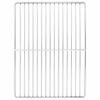 vidaXL Grille de barbecue 40 x 30 cm Acier inoxydable Argent&eacute;