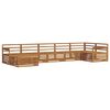 vidaXL Ensembles de canap&eacute;s 7 pcs Naturel Bois d'Acacia Massif
