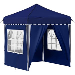 vidaXL Tente de f&ecirc;te pop-up Bleu 195 x 195 x 245 cm Tissu Oxford