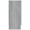 vidaXL Armoire &agrave; vitrine Sonoma gris 120x30,5x70 cm Bois d'ing&eacute;nierie