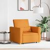 vidaXL Canap&eacute;-lit escamotable simple Jaune fonc&eacute; 90 x 165 x 87 cm