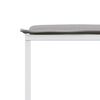 vidaXL Ensemble &agrave; manger de jardin avec coussins 11pcs blanc textil&egrave;ne