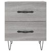 vidaXL Tables de chevet 2 pcs sonoma gris 40x35x47,5 cm