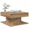 vidaXL Table basse ch&ecirc;ne artisanal 55x55x30 cm bois d'ing&eacute;nierie