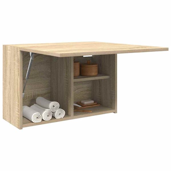 vidaXL Armoire murale de bain chêne sonoma 60x25x40 cm bois ingénierie