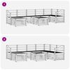 vidaXL Ensembles de canap&eacute;s 8 pcs Naturel Bois d'Acacia Massif