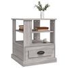vidaXL Table d'appoint sonoma gris 50x50x60 cm bois d'ingénierie