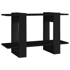 vidaXL Biblioth&egrave;que/S&eacute;parateur de pi&egrave;ce Noir 80x30x51 cm