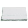 vidaXL Chiffon de nettoyage 50 pcs blanc et des rayures vertes 50x60cm