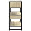 vidaXL Table console chêne sonoma 90x35x80 cm bois d'ingénierie