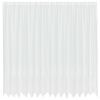 vidaXL Rideau en Dentelle Floral Blanc 220 x 400 cm Polyester