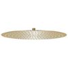 vidaXL Pomme de douche pluie Acier inoxydable 50 cm Ronde Dor&eacute;