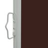 vidaXL Auvent latéral rétractable de patio 140 x 300 cm Marron