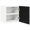 vidaXL Armoire suspendue 2 pcs Ch&ecirc;ne noir et Blanc 40 x 31 x 40 cm