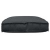 vidaXL Coussin Noir 80 x 80 x 12 cm Tissu Oxford