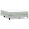 vidaXL Sommier &agrave; lattes de lit sans matelas gris clair 160x210 cm