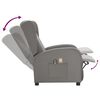vidaXL Fauteuil électrique de massage Gris clair Tissu