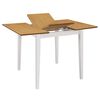 vidaXL Mobilier de salle à manger 5 pcs MDF Blanc