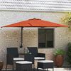 vidaXL Parasol de jardin Terre cuite 248,5 x 247,5 x 160 cm