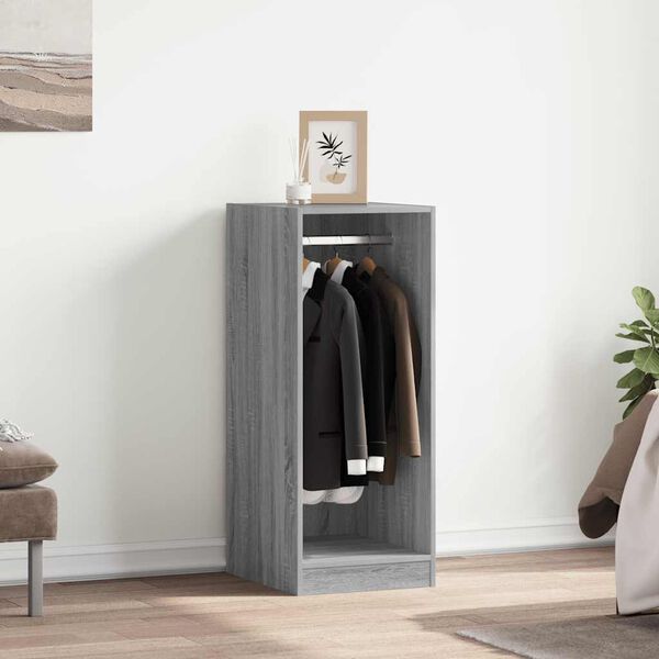 vidaXL Garde-robe sonoma gris 48x41x102 cm bois d'ing&eacute;nierie